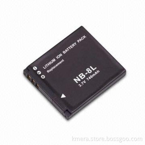 Digital Camera Battery with 740mAh Capacity